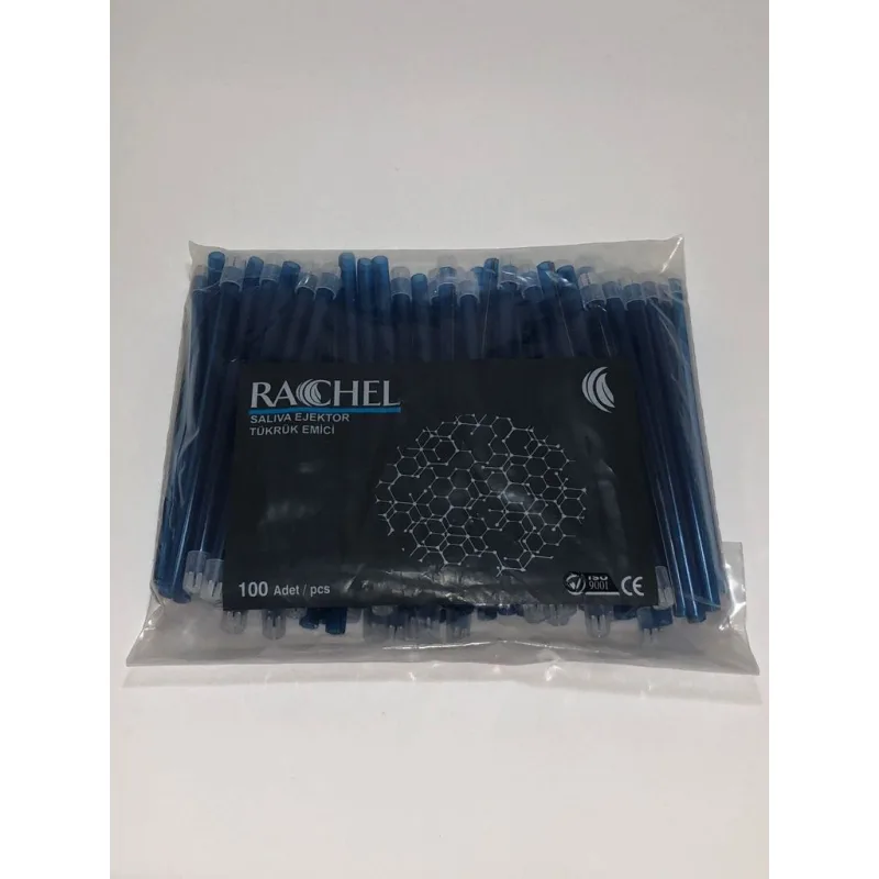 Tükrük Emici Sakşin 100 Lük Paketlerde Dental ( Mavi Renk ) Rachel