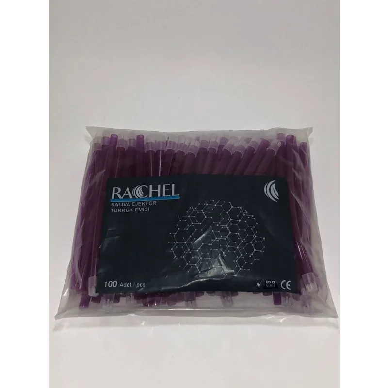 Tükrük Emici Sakşin 100 Lük Paketlerde Dental ( Mor Renk ) Rachel