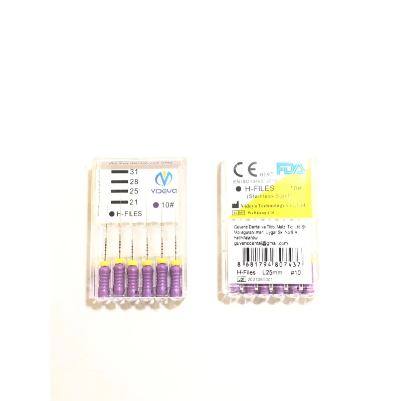 Videya H-files Kanal Eğesi No : 10