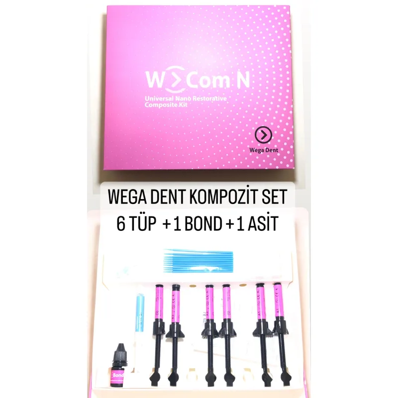 Wega Dent Kompozit Set 6 Tüp+1 Bond+1 Asit