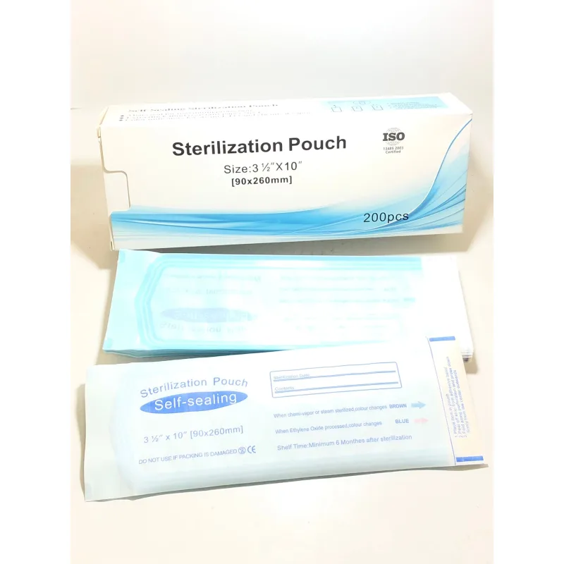 Zarf Tipi Kendinden Yapişkanli Otoklav Poşeti 9x26cm (200adet)