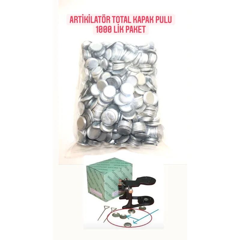 Artikilatör Total Kapak Pulu 1000'lik Paketlerde
