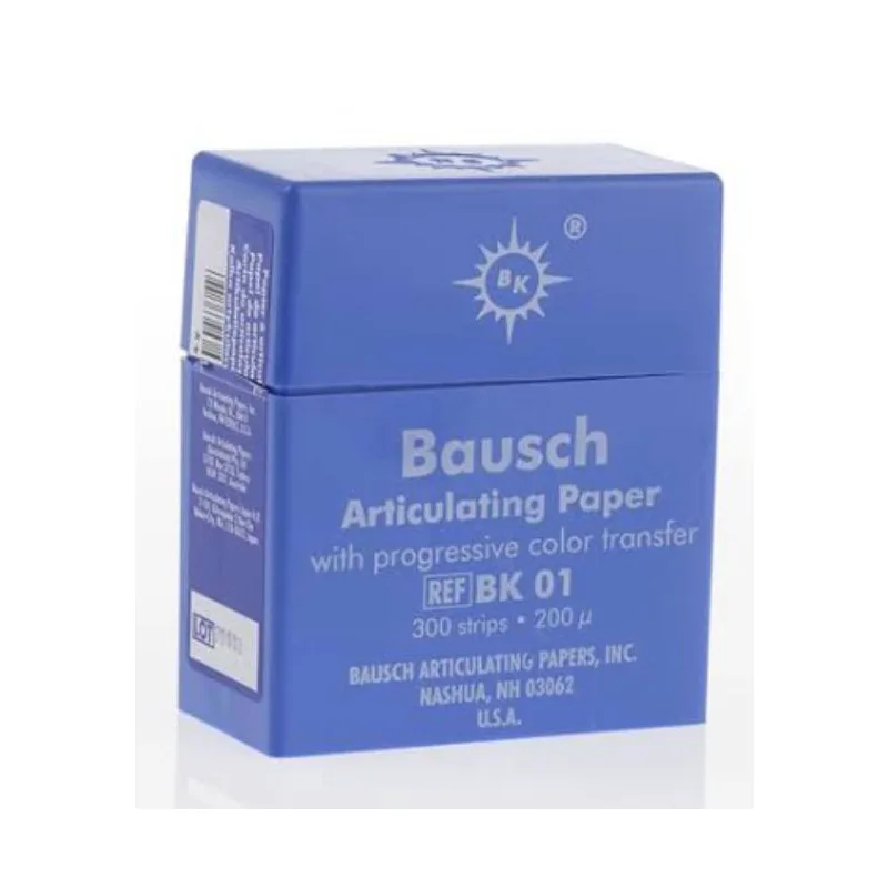 Bausch Artikülasyon Kağıdı Renk : Mavi 300 Adet