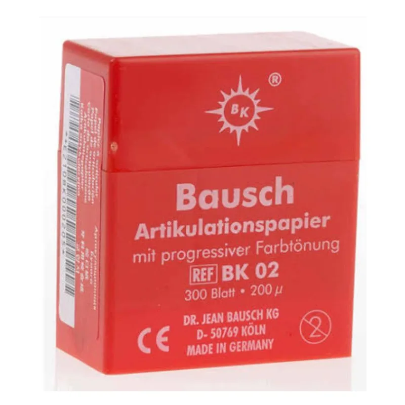 Bausch Artikülasyon Kağıdı Renk : Kırmızı 300 Adet
