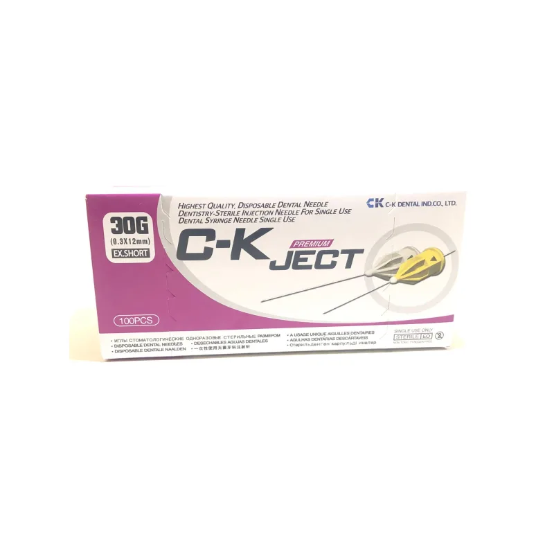 C-K Ject Premium 30G 0.3 X 12MM Karpül İğnesi Ex.short