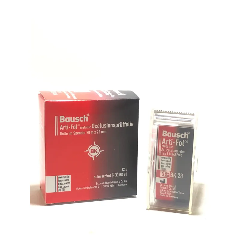 Bausch Arti-Fol Acclusionprüffolie Folyo Isırtma Kağıdı Düz