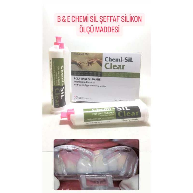 B&E Chemi-Sil Şeffaf Silikon Ölçü Maddesi