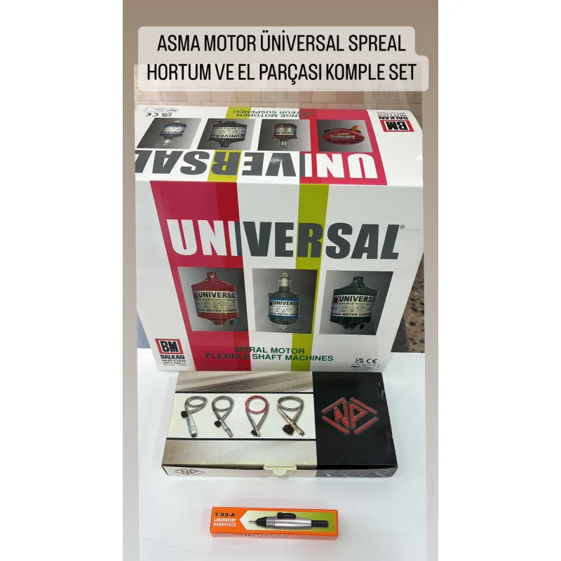 Asma Motor Universal Spreal Hortum ve El Parçası Komple Set