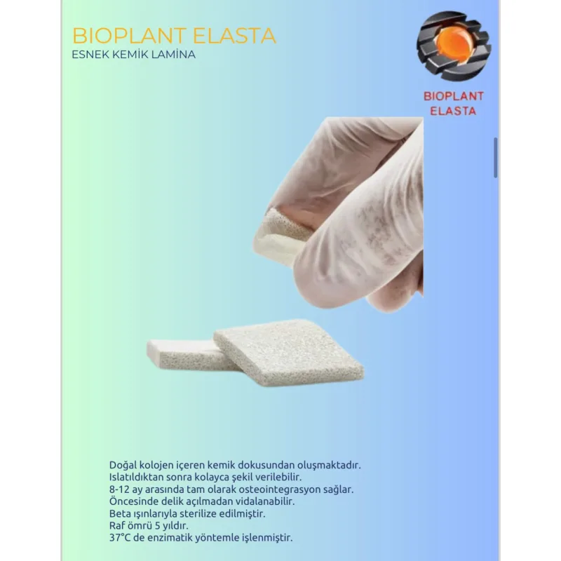 Bıoolant Elasta Esnek Kemik Lamina