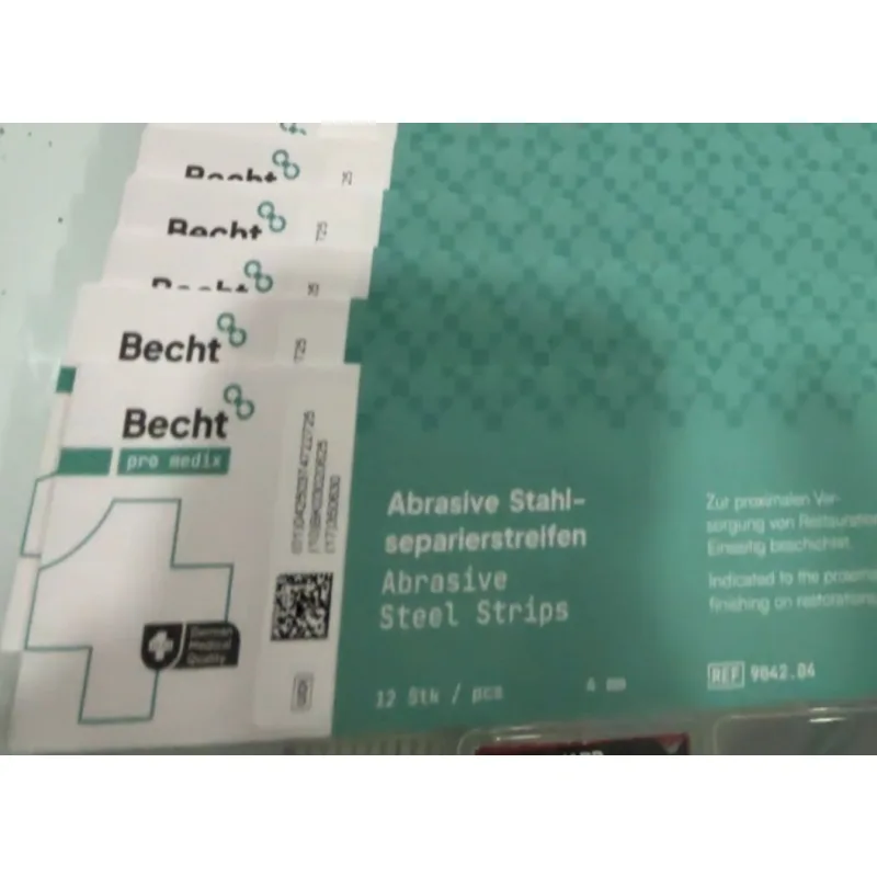 Becht Profident Metal Amalgam Zımparası Tek Taraflı 12 ' Li Paket 4 mm - 135 mm